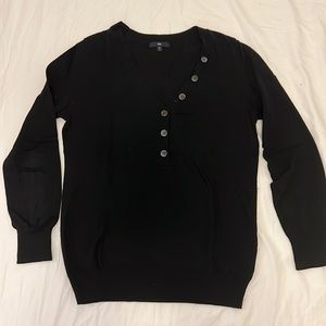GAP Black V-Neck Sweater
